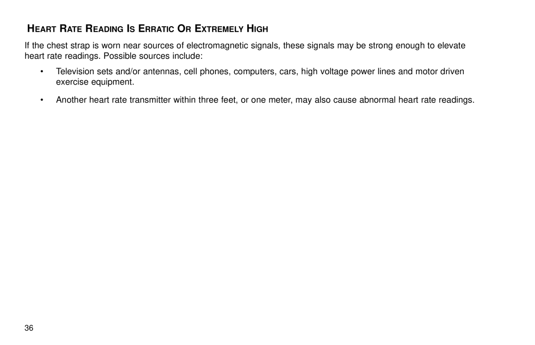 Life Fitness X3 5 user manual Heart Rate Reading is Erratic or Extremely High 