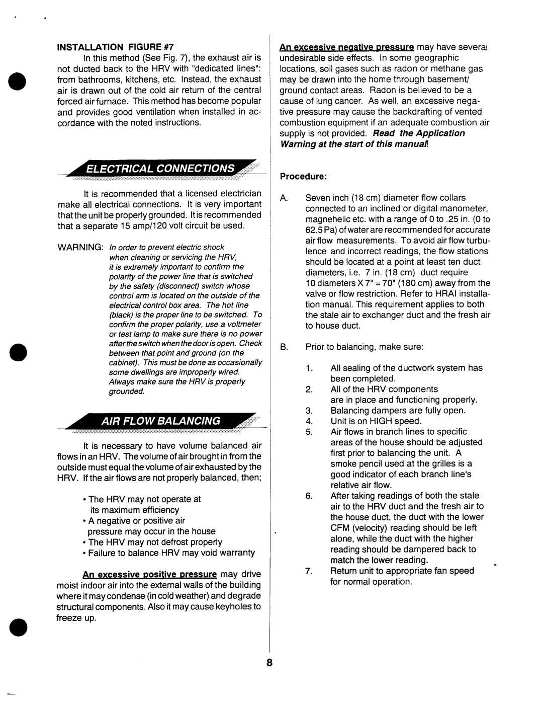 Lifebreath 195DCS, 300DCS manual 