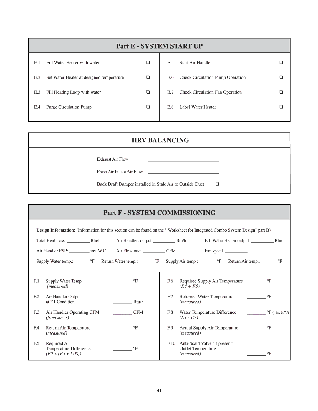 Lifebreath CAF-02-MB installation manual 