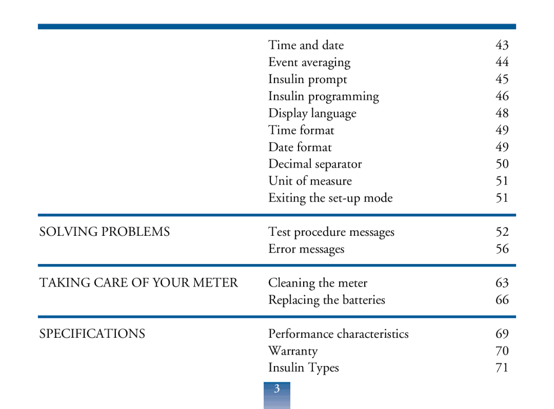 Lifescan Blood Glucose Monitor manual Solving Problems 