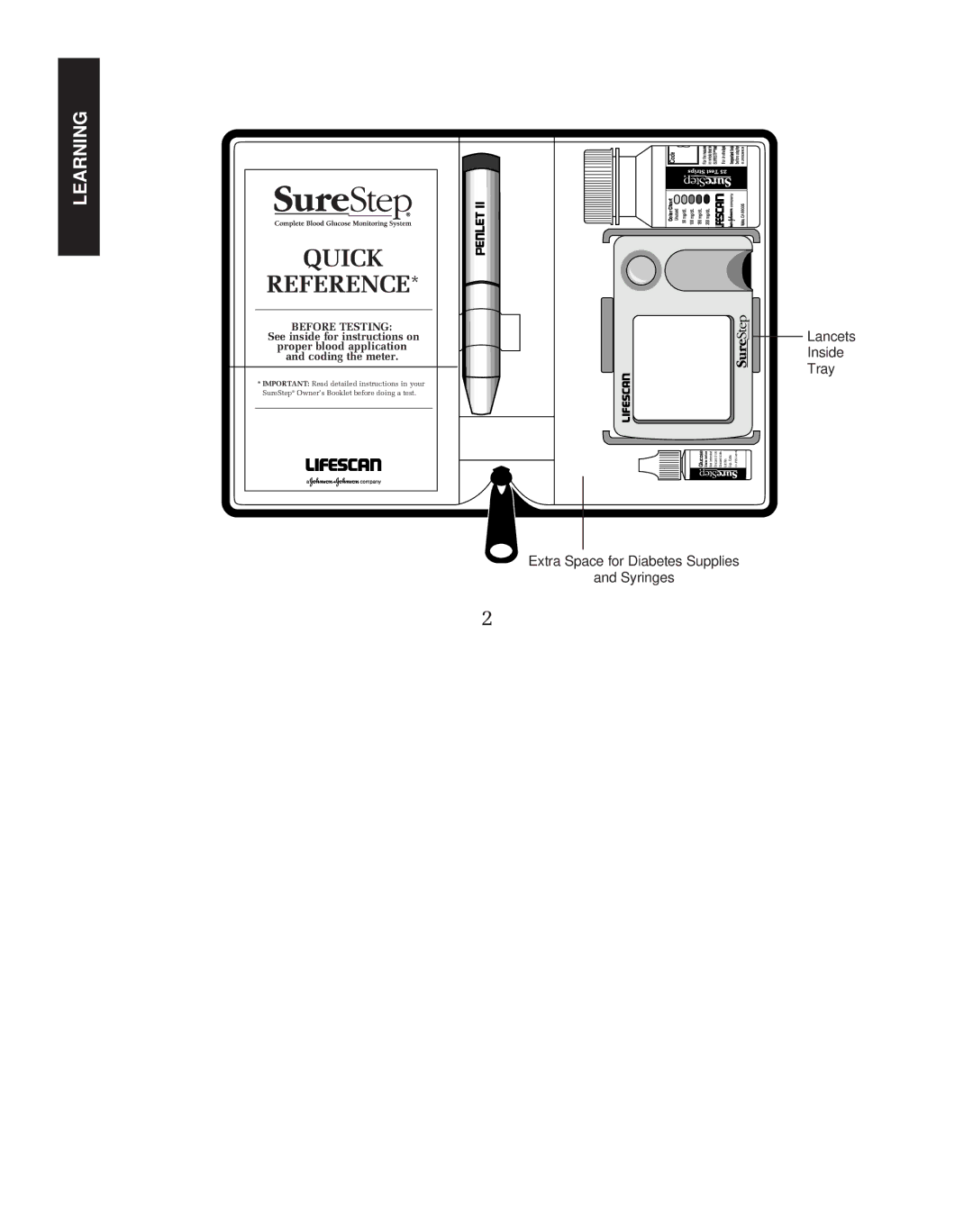 Lifescan blood glucose monitoring system manual Quick Reference 