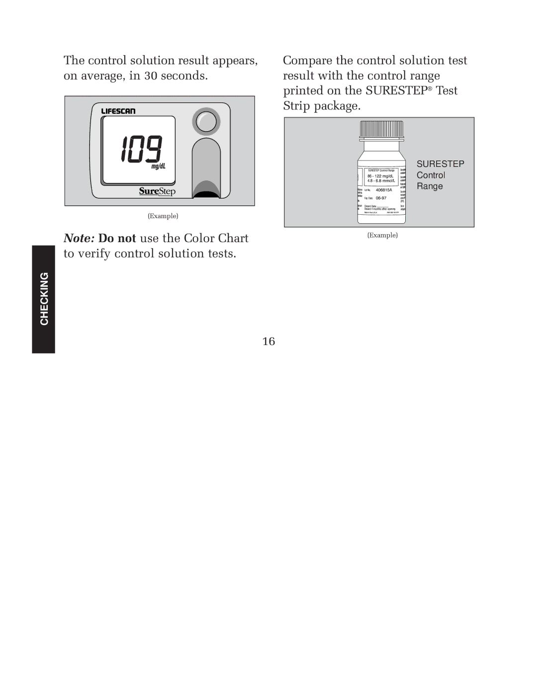 Lifescan blood glucose monitoring system manual Surestep 