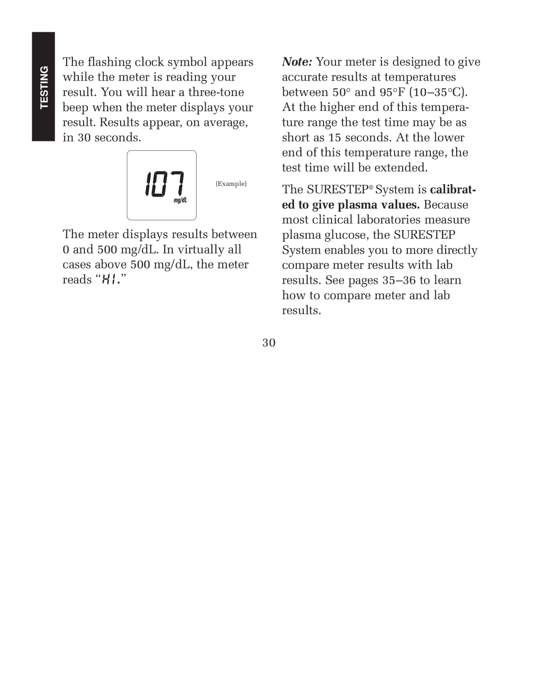 Lifescan blood glucose monitoring system manual Example 