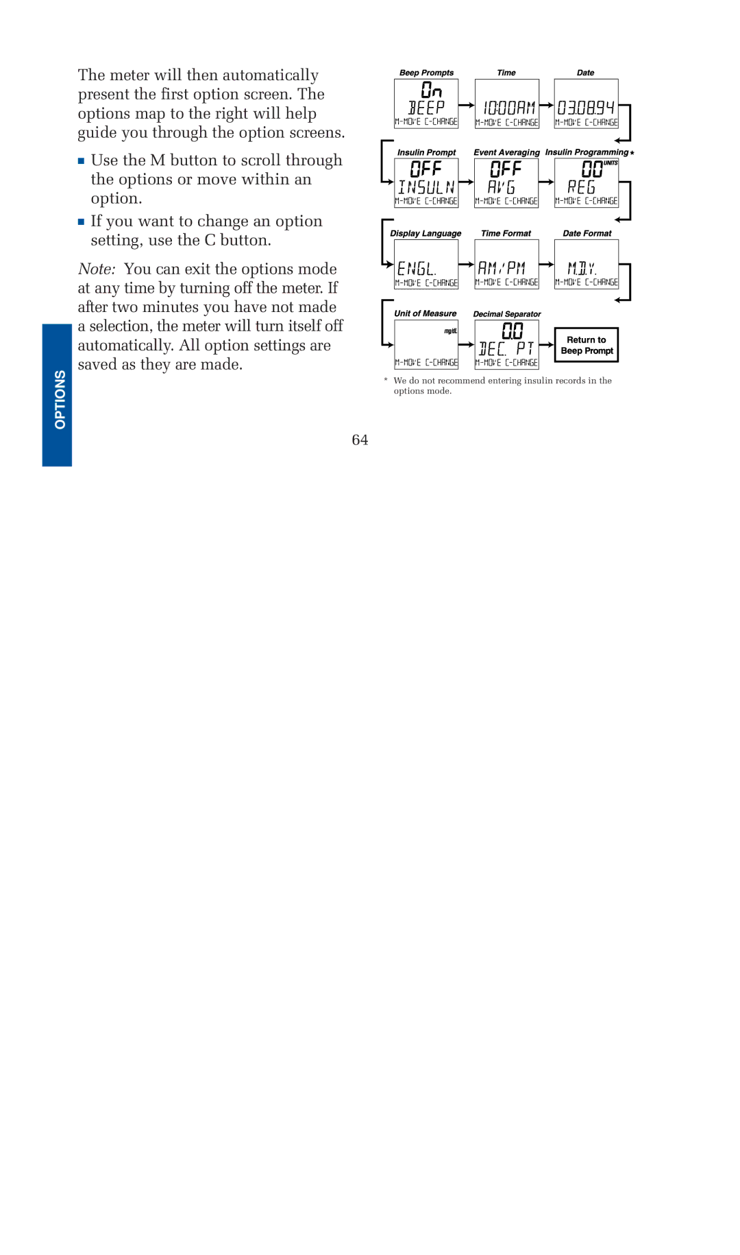 Lifescan blood glucose monitoring system manual Options 