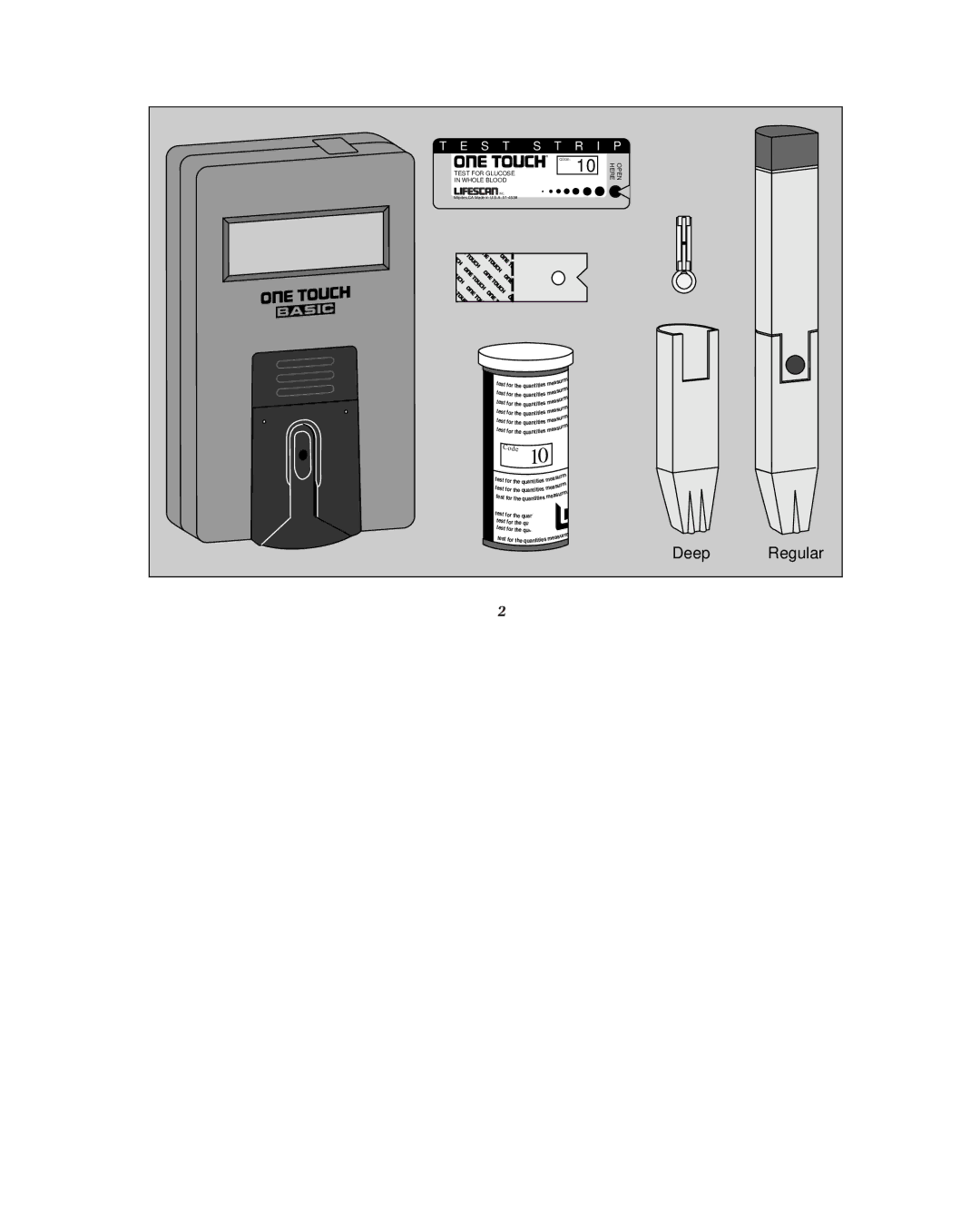 Lifescan blood glucose monitoring system manual Deep Regular 