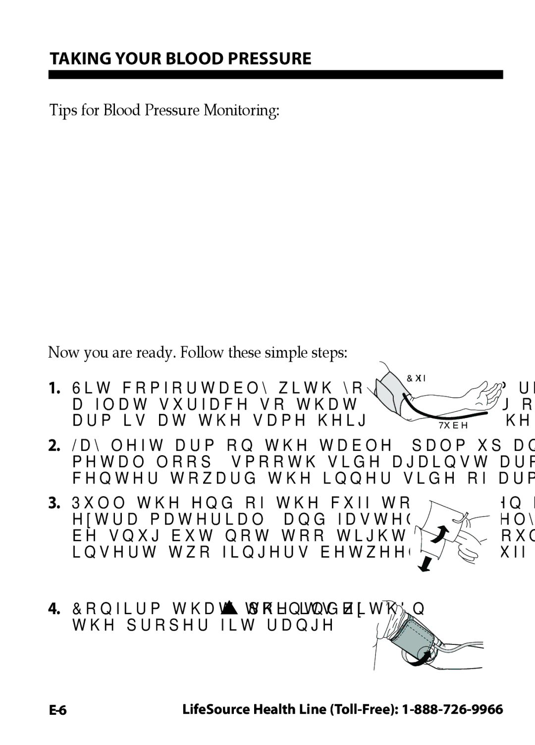 LifeSource UA-631V manual Taking Your Blood Pressure, Now you are ready. Follow these simple steps 