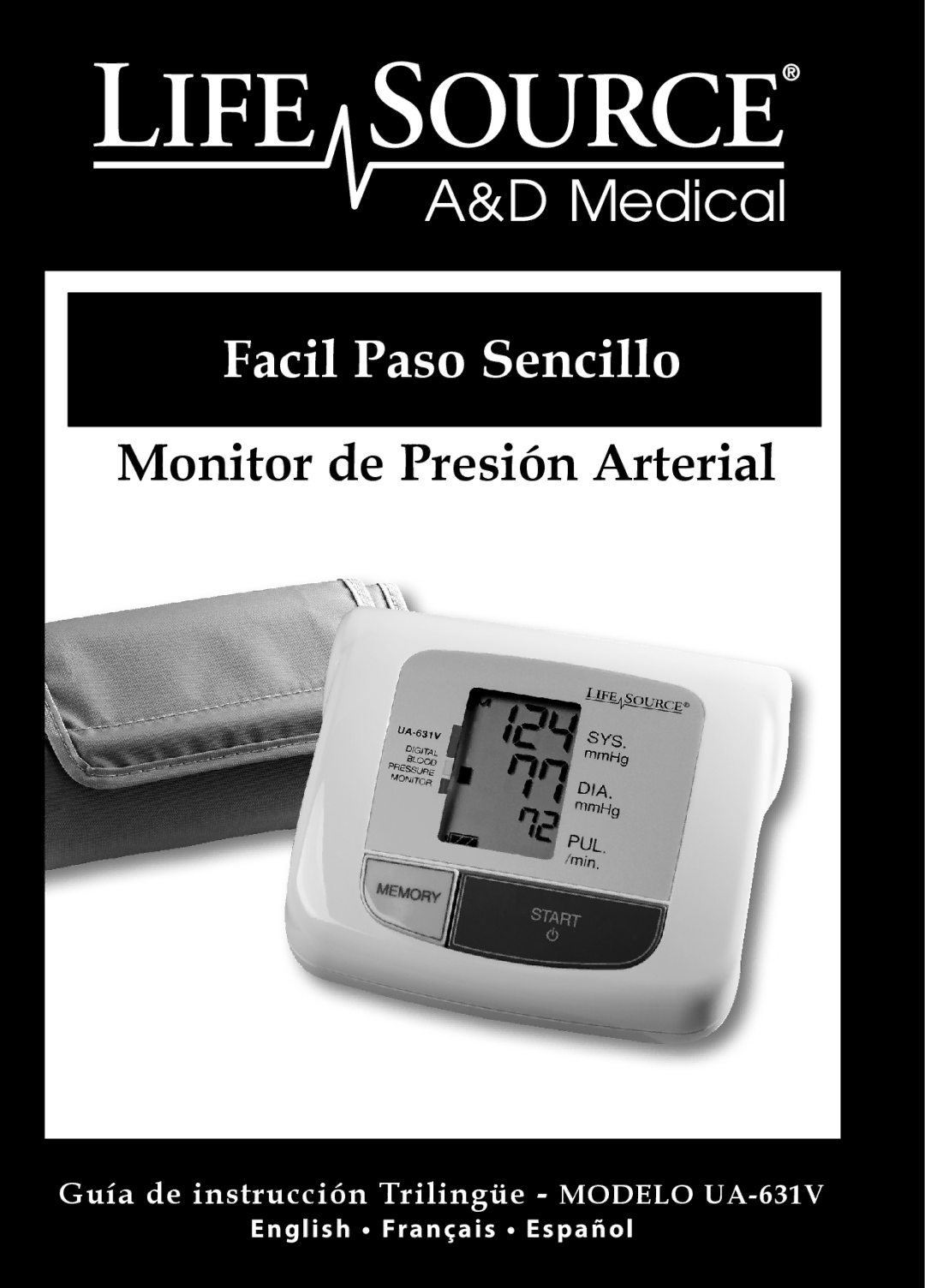 LifeSource UA-631V manual Facil Paso Sencillo 