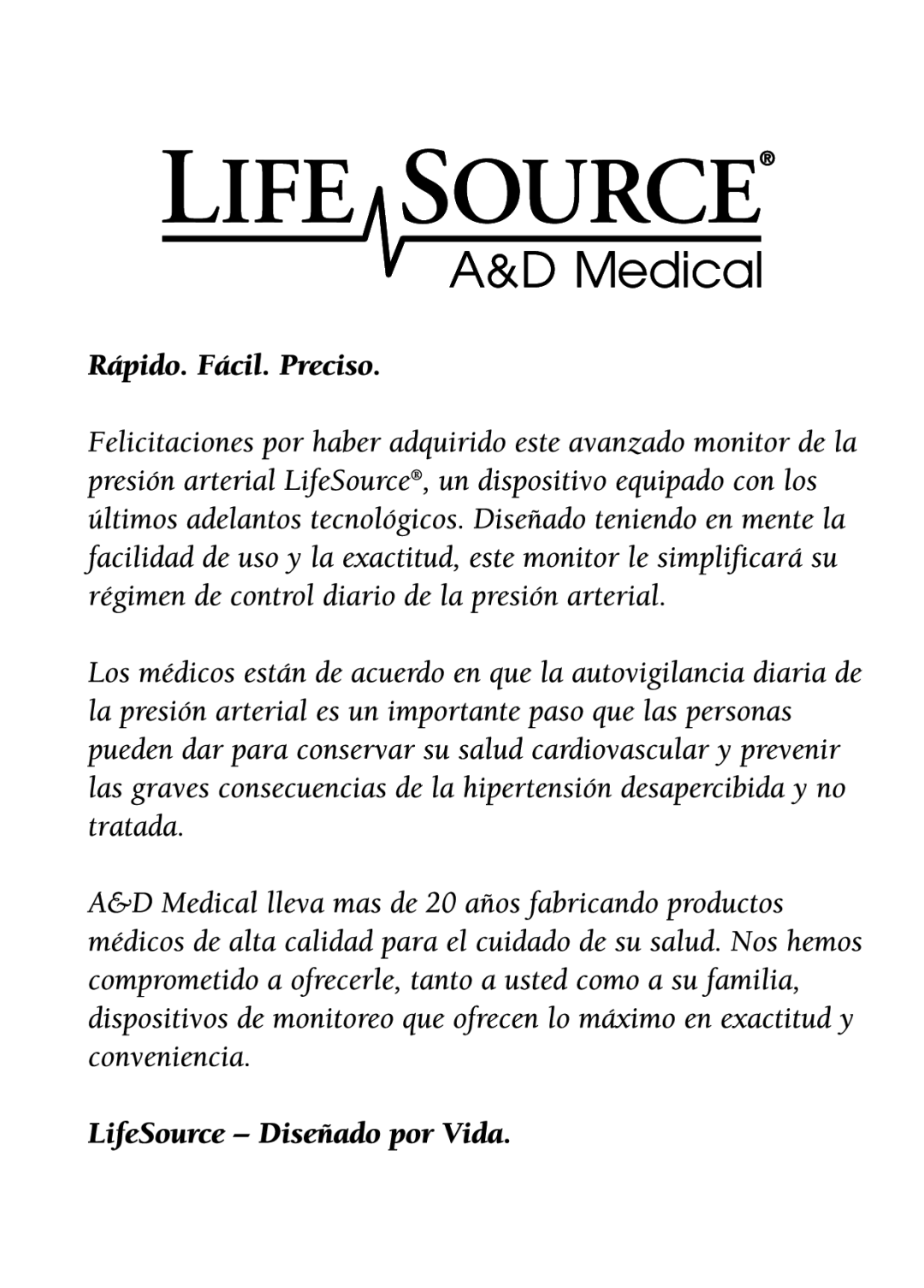 LifeSource UA-631V manual 