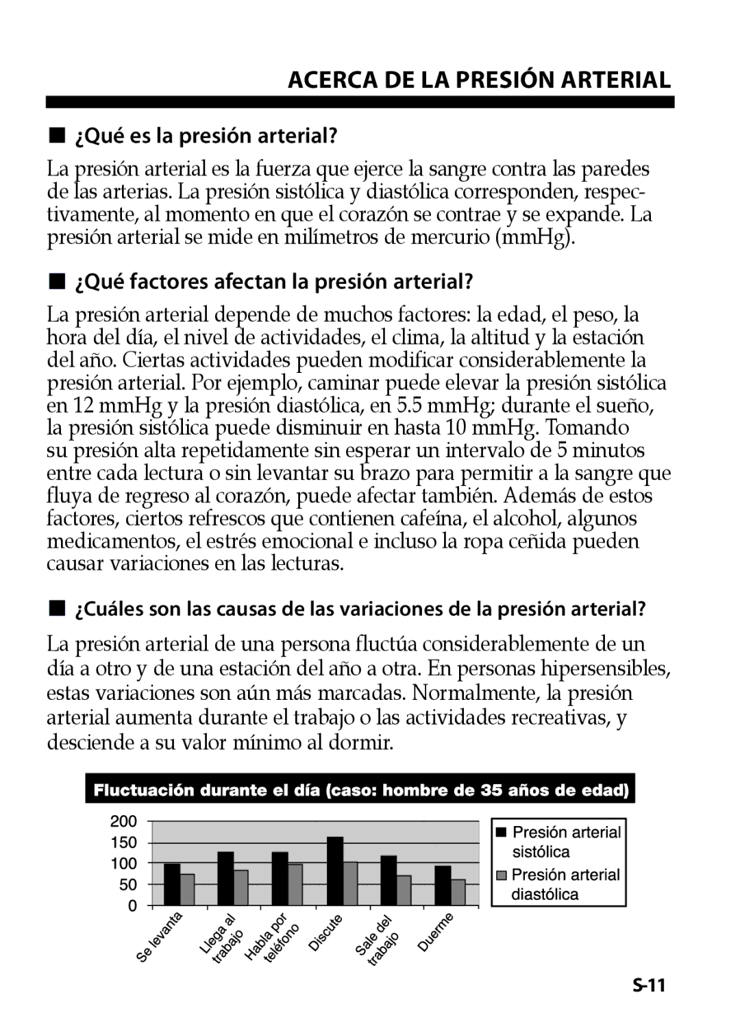 LifeSource UA-631V Acerca DE LA Presión Arterial, ¿Qué es la presión arterial?, ¿Qué factores afectan la presión arterial? 