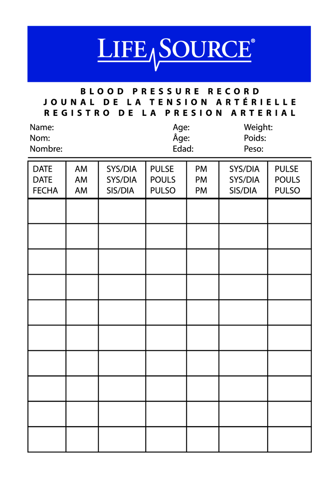 LifeSource UA-789 manual 