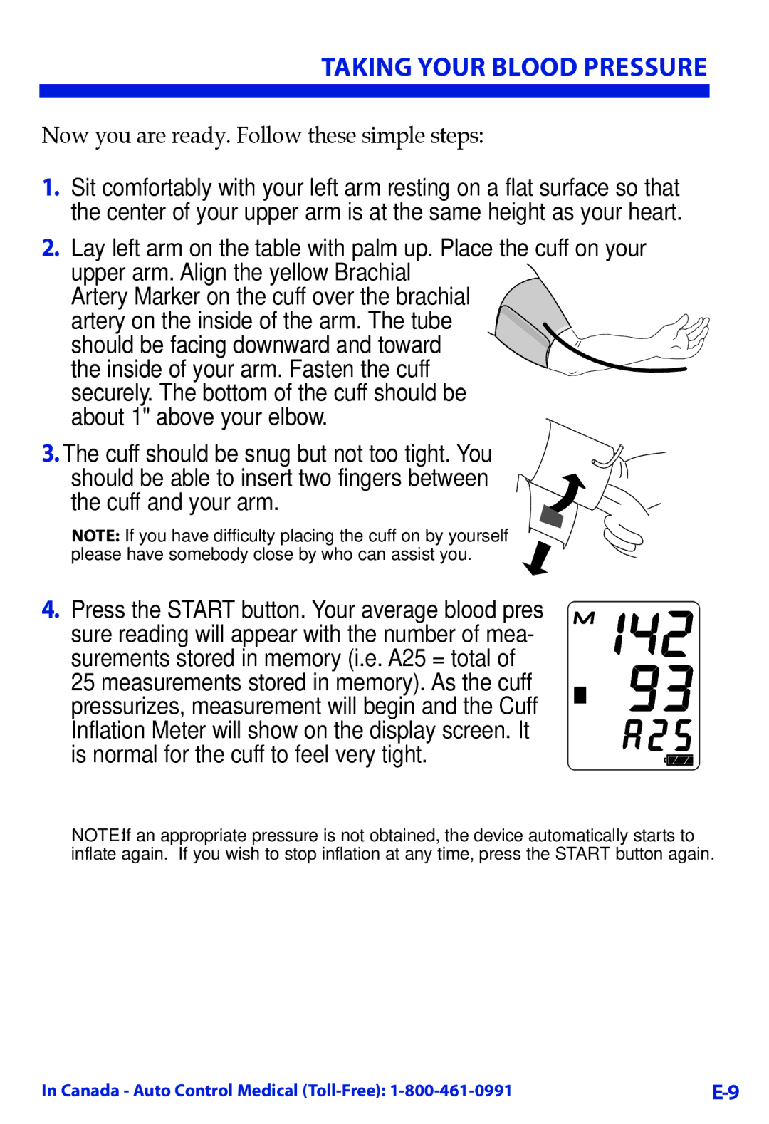 LifeSource UA-789 manual Now you are ready. Follow these simple steps 