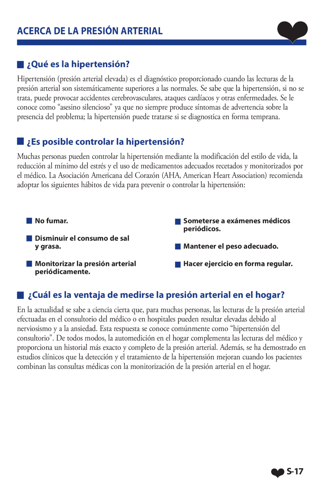 LifeSource UA 853AC manual ¿Qué es la hipertensión?, ¿Es posible controlar la hipertensión? 