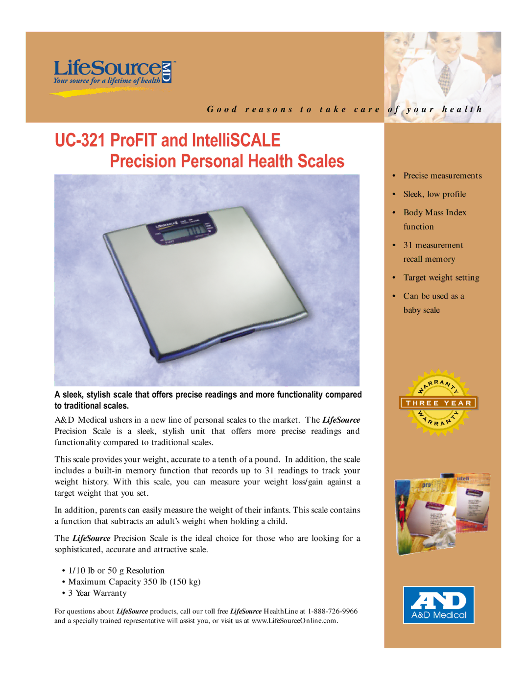 LifeSource UC-321 manual 