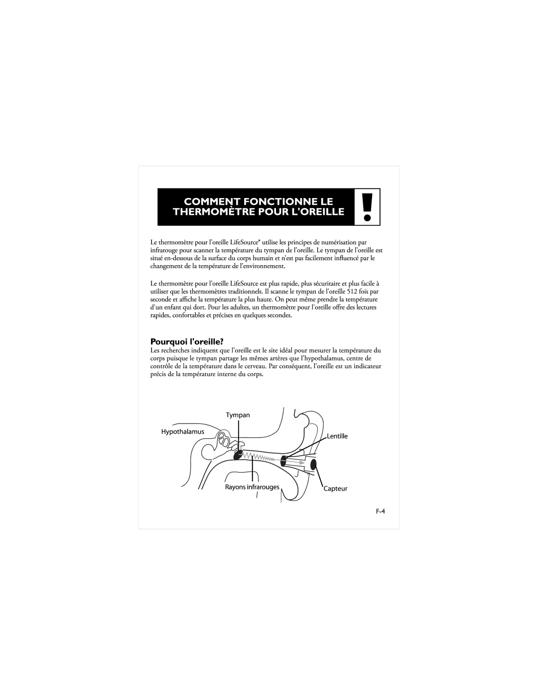 LifeSource UT-302 manual 