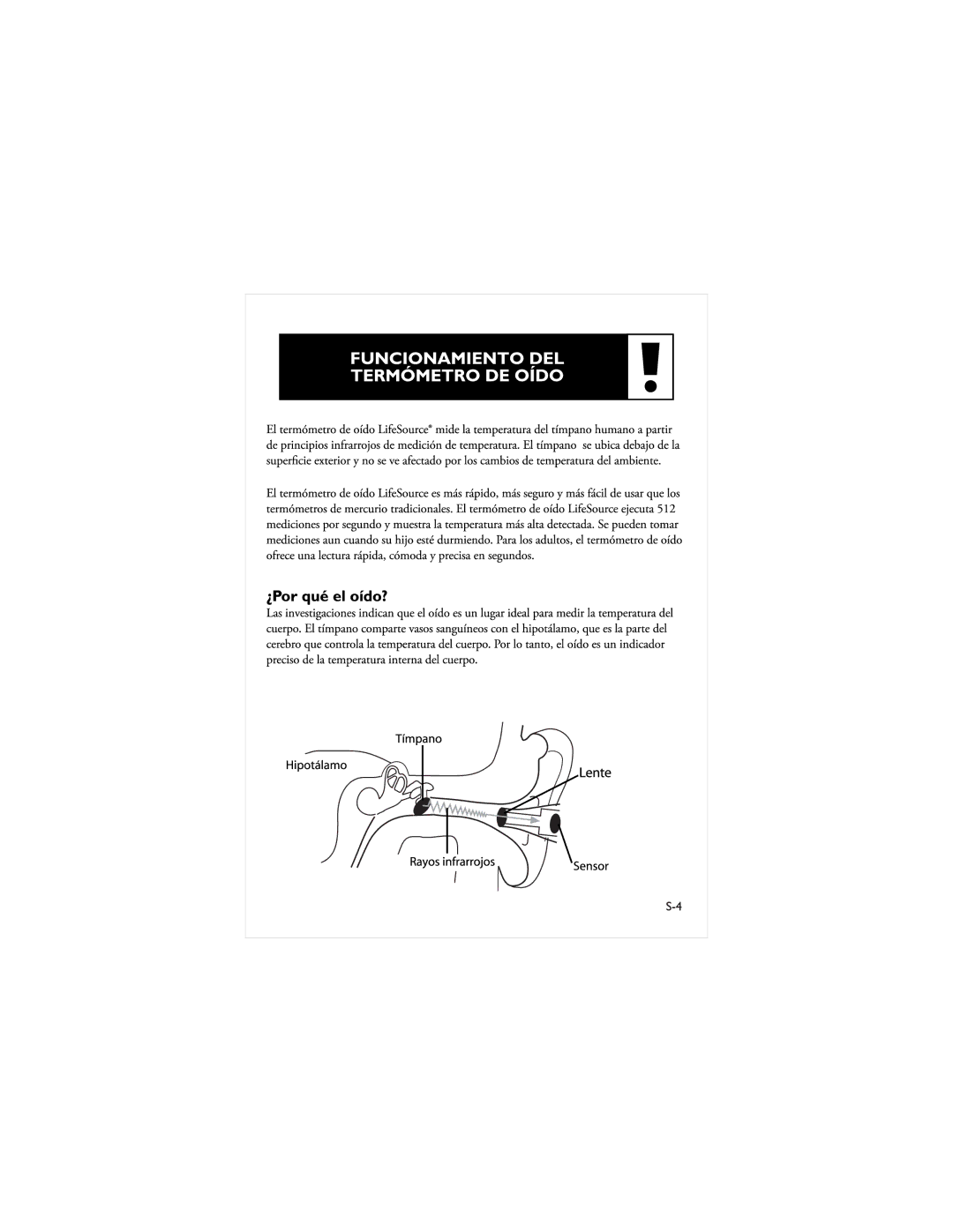 LifeSource UT-302 manual 