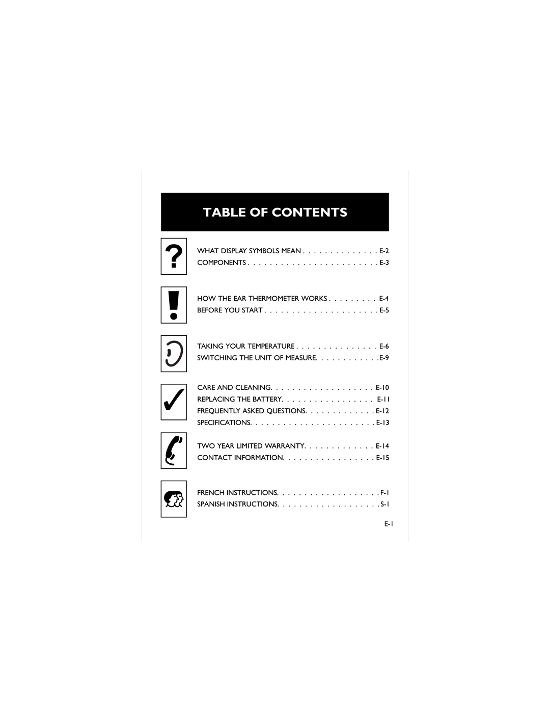 LifeSource UT-302 manual 