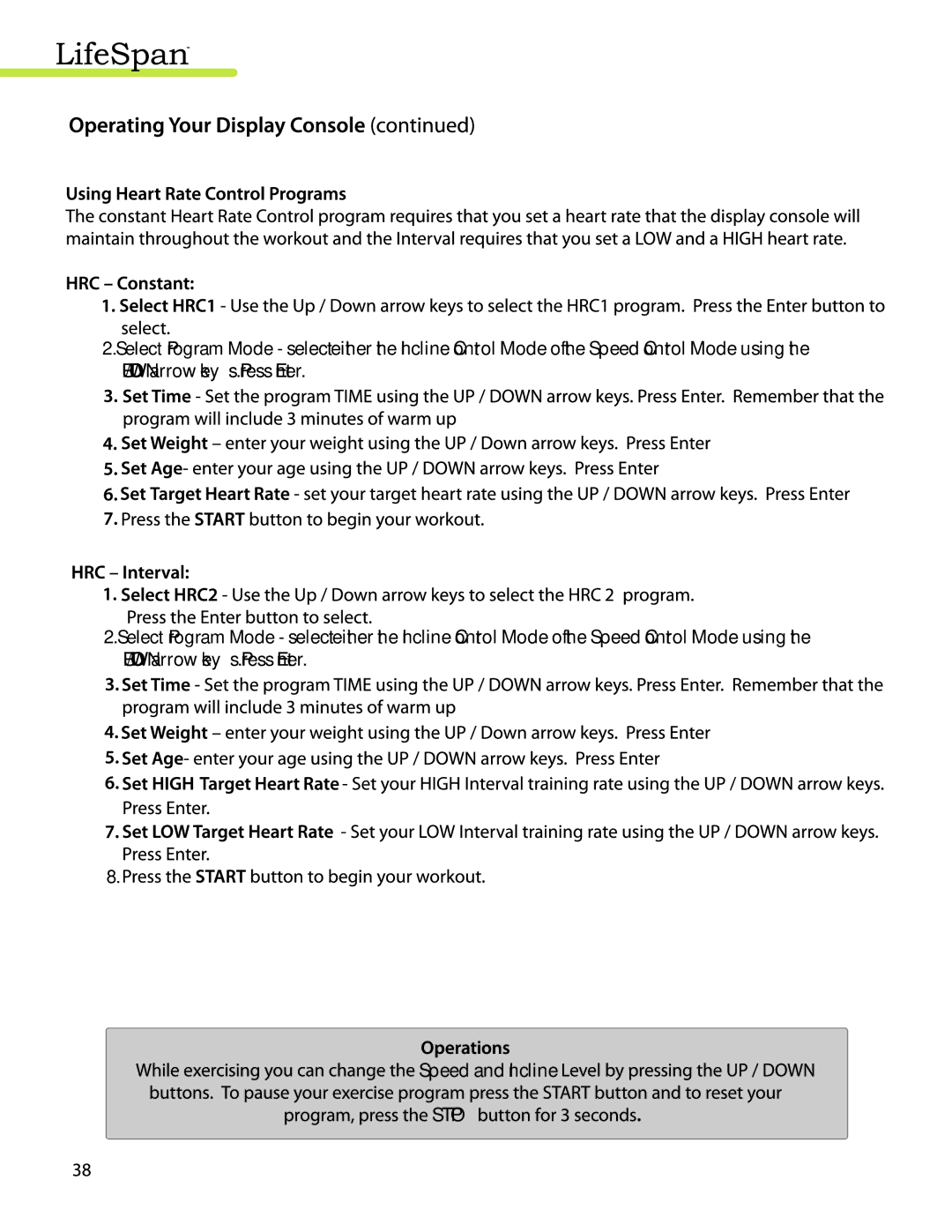 LifeSpan TR3000i, TR4000I manual 