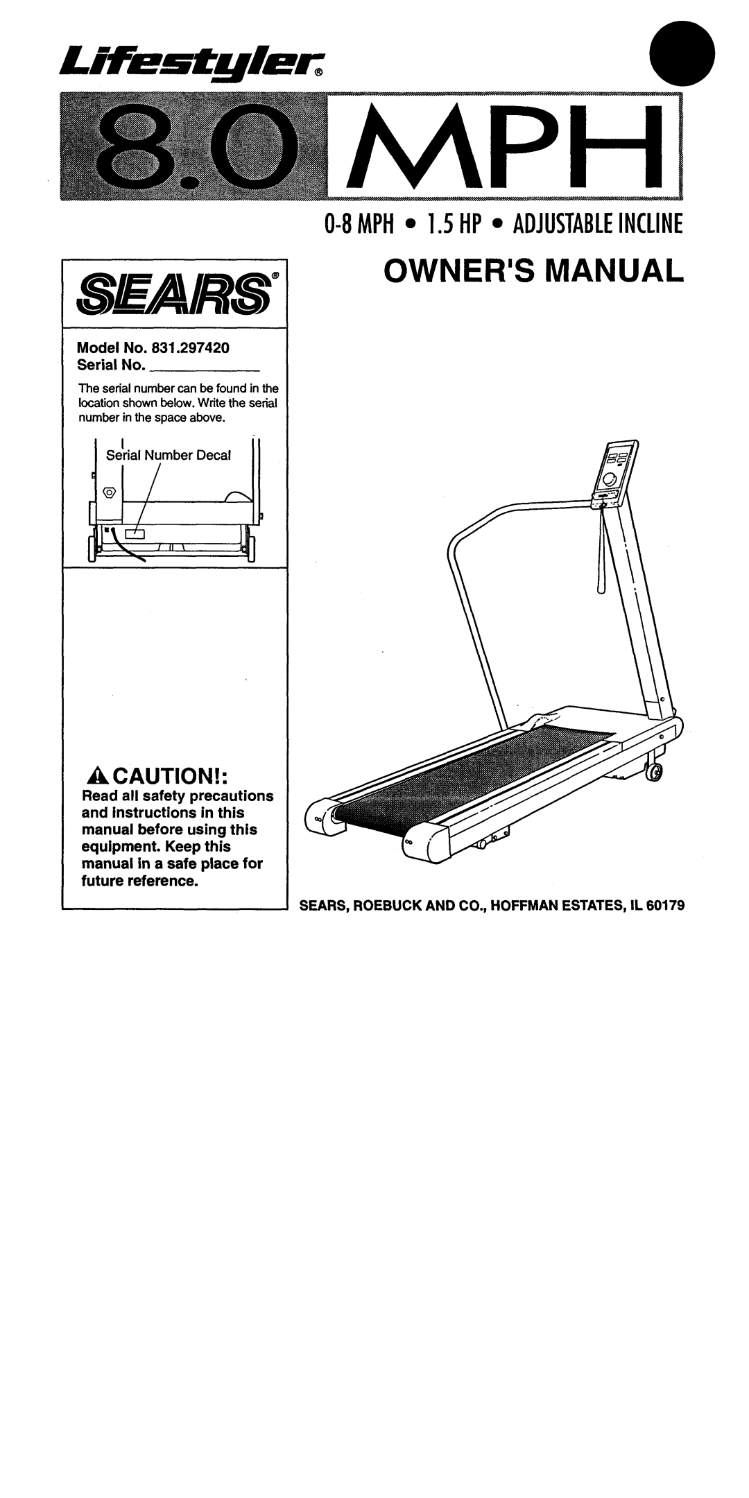 Lifestyles 831.29742 manual 