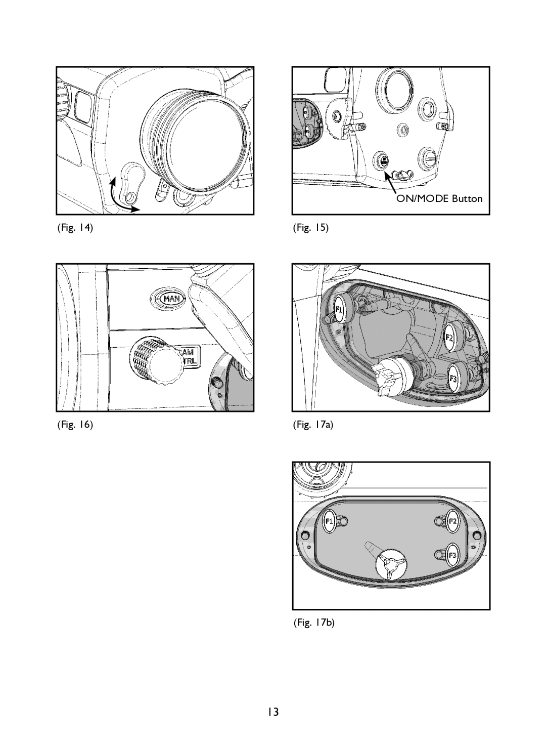 Light & Motion BLUEFIN HC7 manual ON/MODE Button 