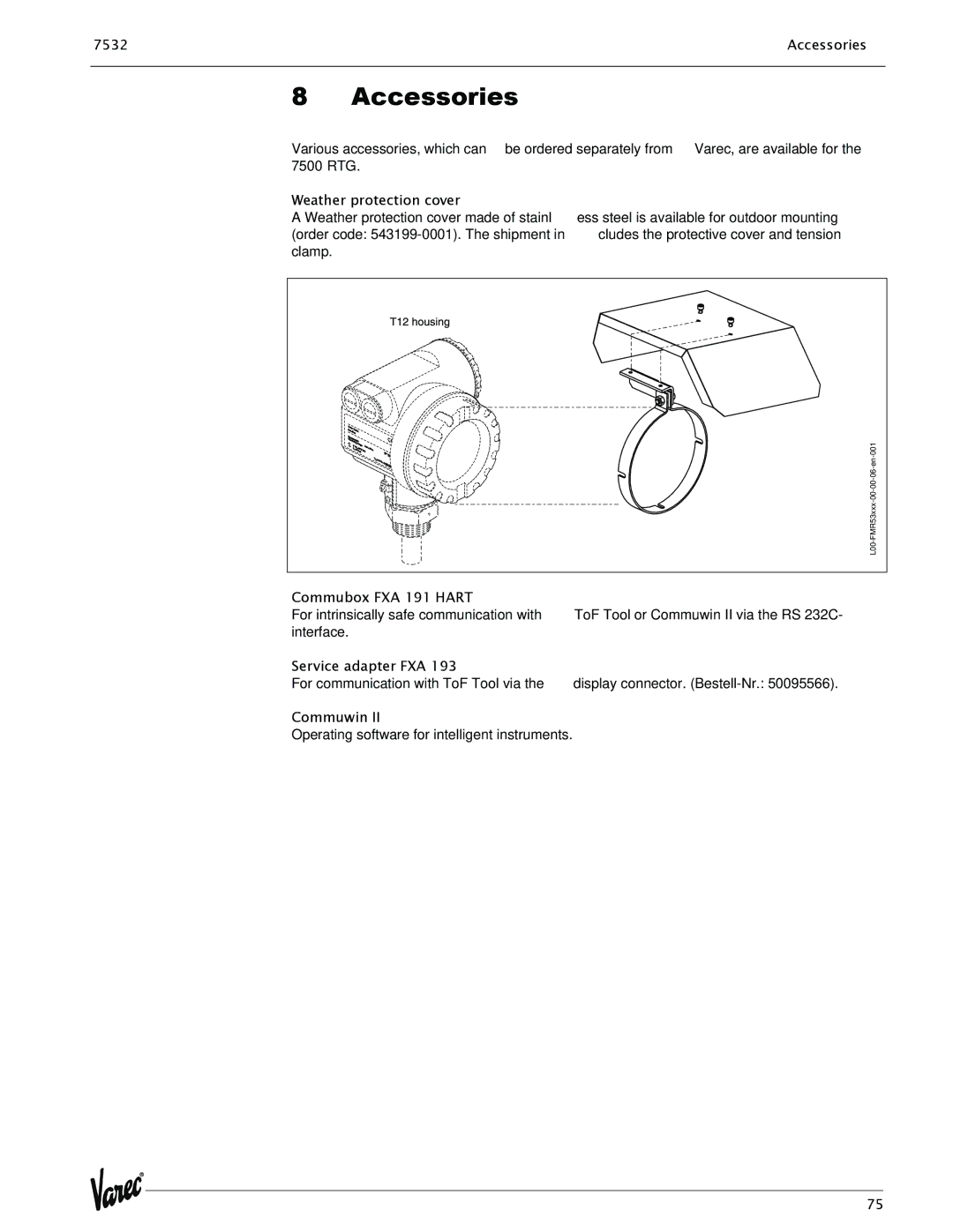 Lightning Audio 7532 manual Accessories 