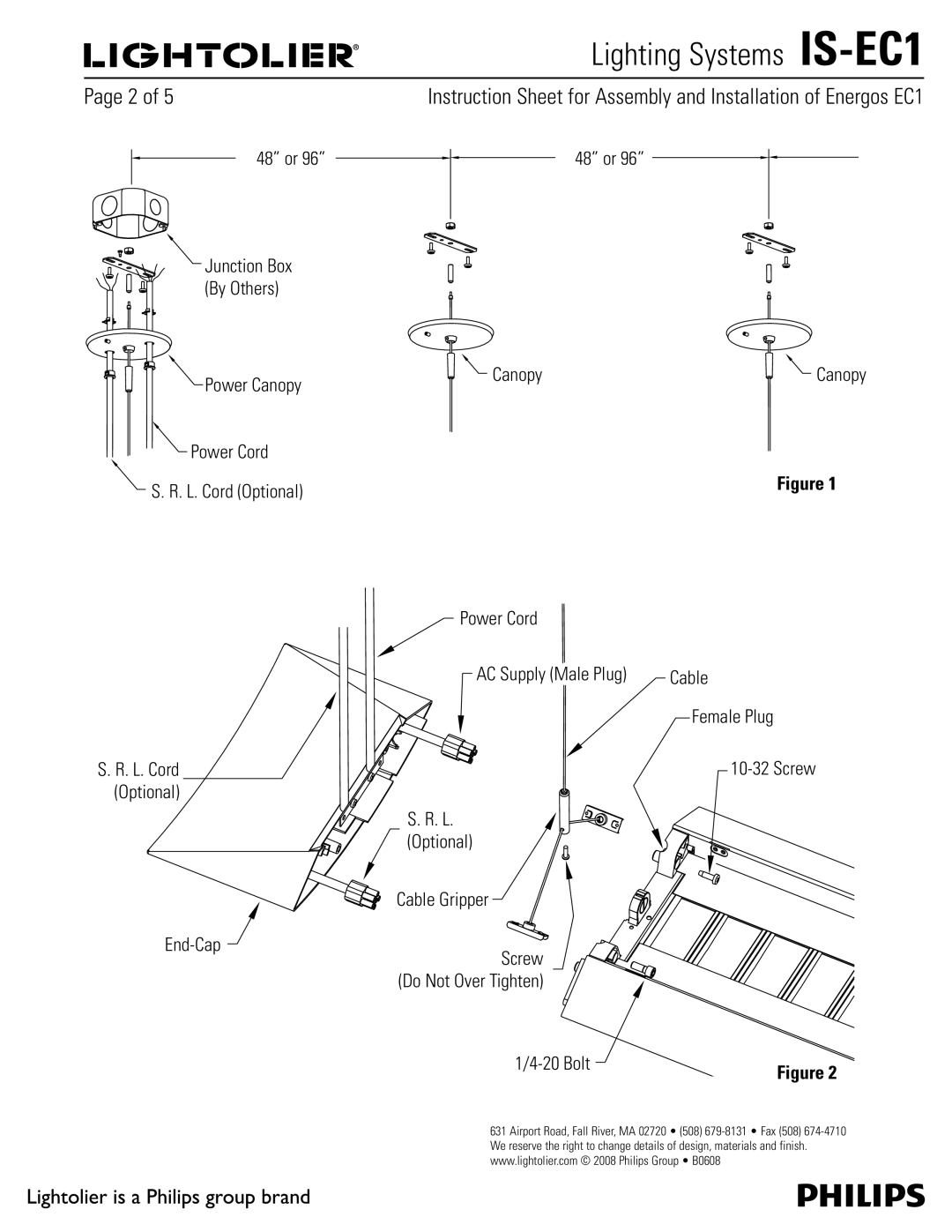 Lightolier IS-EC1 manual 1BHFPG 