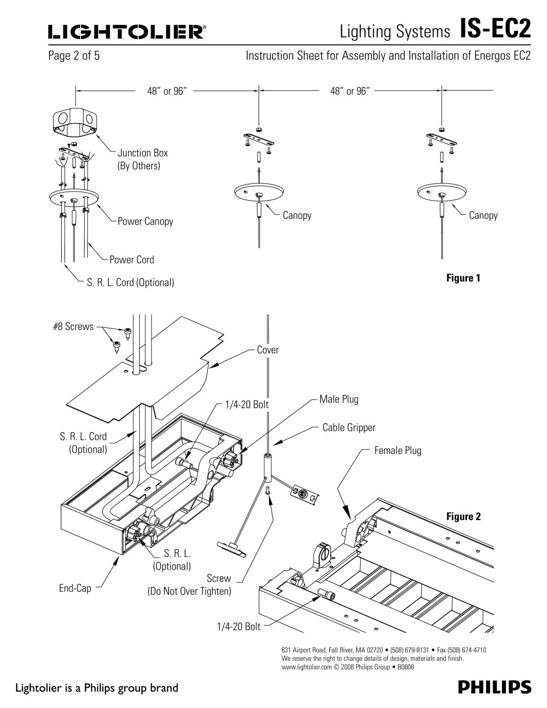 Lightolier IS-EC2 manual 1BHFPG 