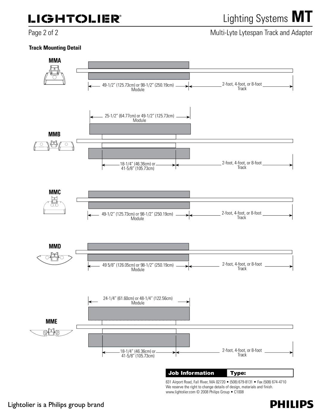 Lightolier MT specifications 1BHFPG2 