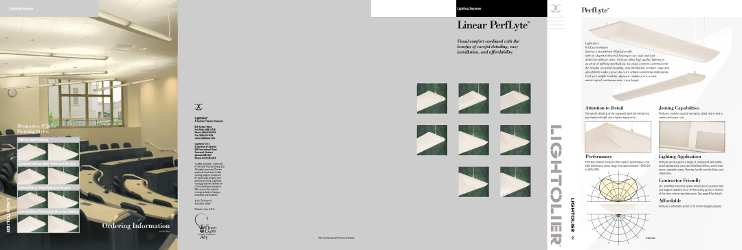 Lightolier brochure Linear PerfLyte 