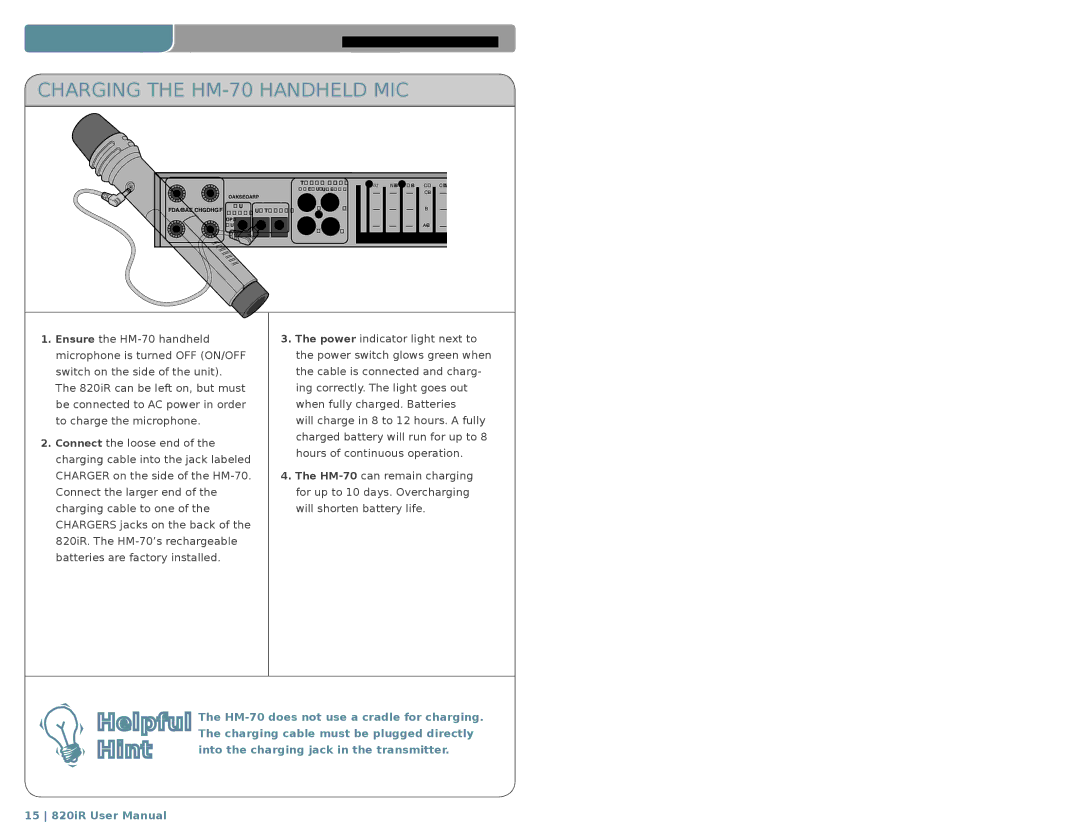 LightSpeed Technologies 820iR user manual IR Sensor Installation, Suspended Ceiling Mount 