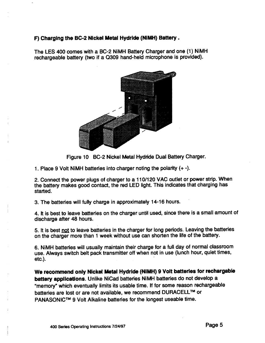 LightSpeed Technologies LES 400 Series manual 