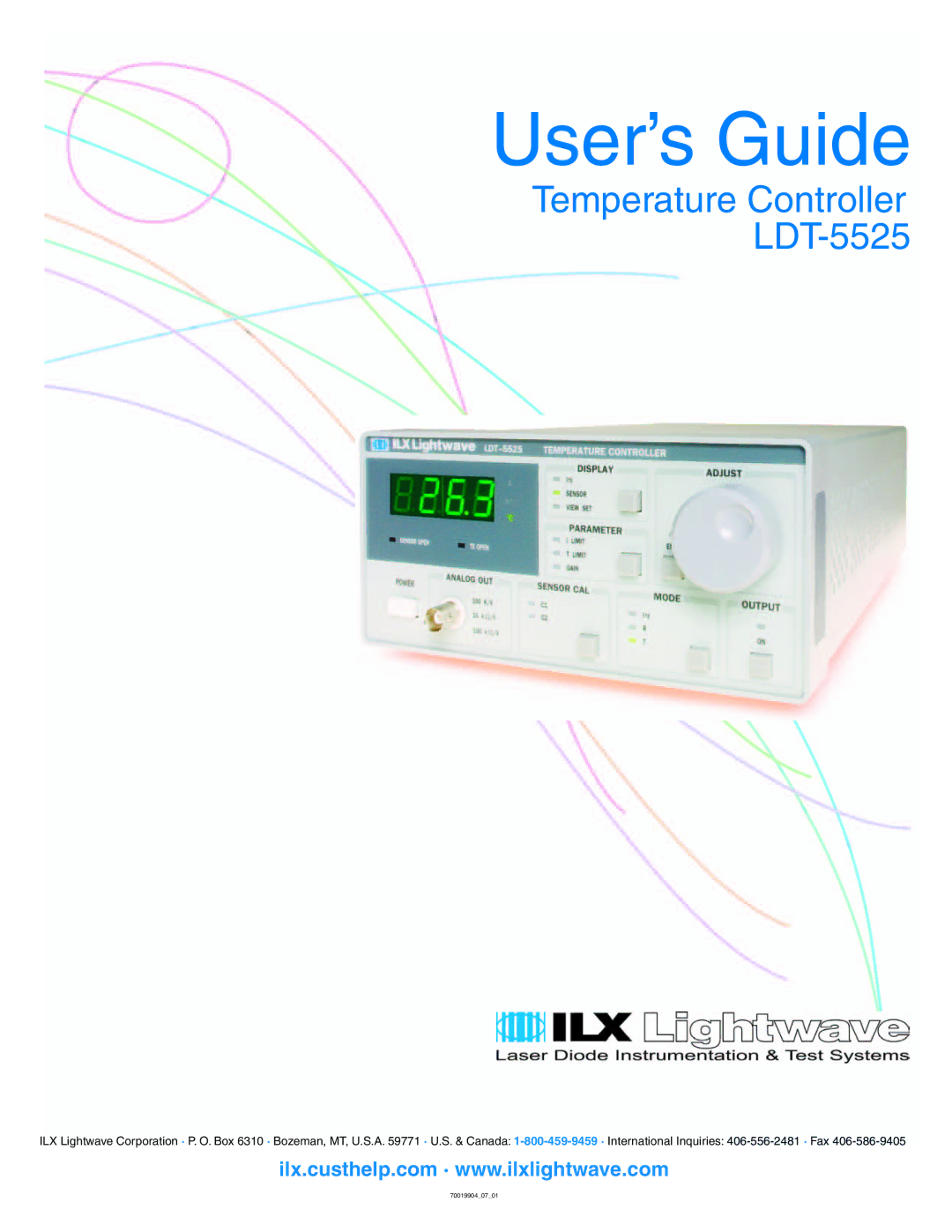 Lightwave Communications LDT-5525 manual User’s Guide 