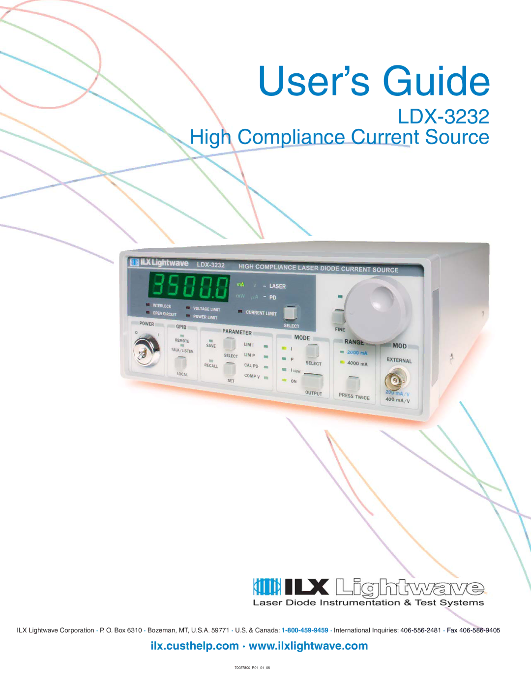 Lightwave Communications LDX-3232 manual User’s Guide 