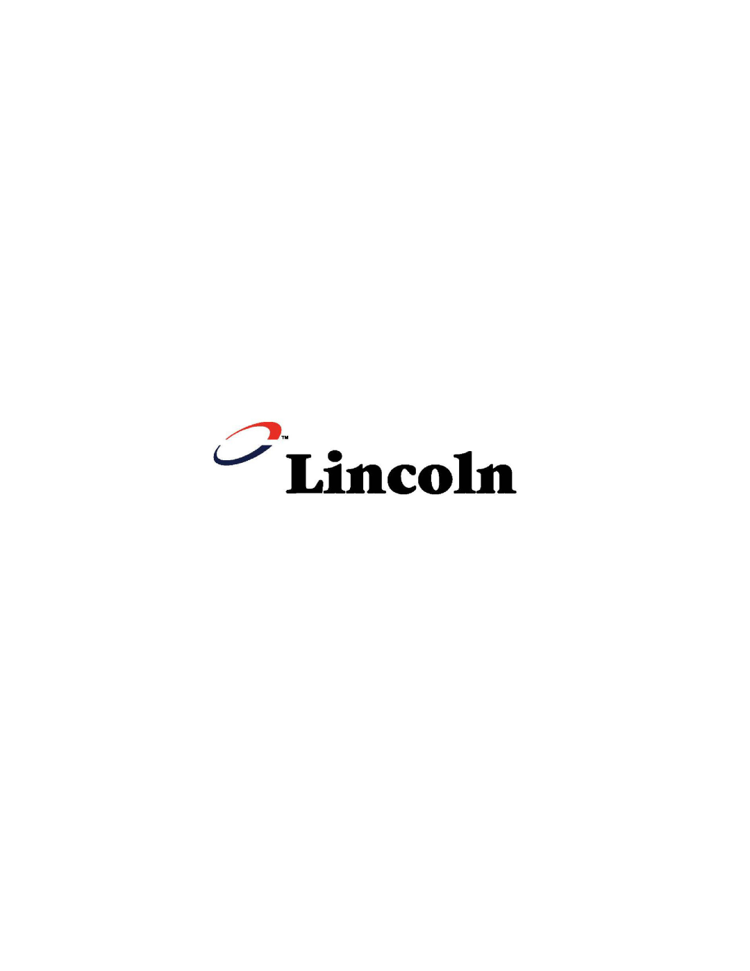 Lincoln 1100 Series service manual 