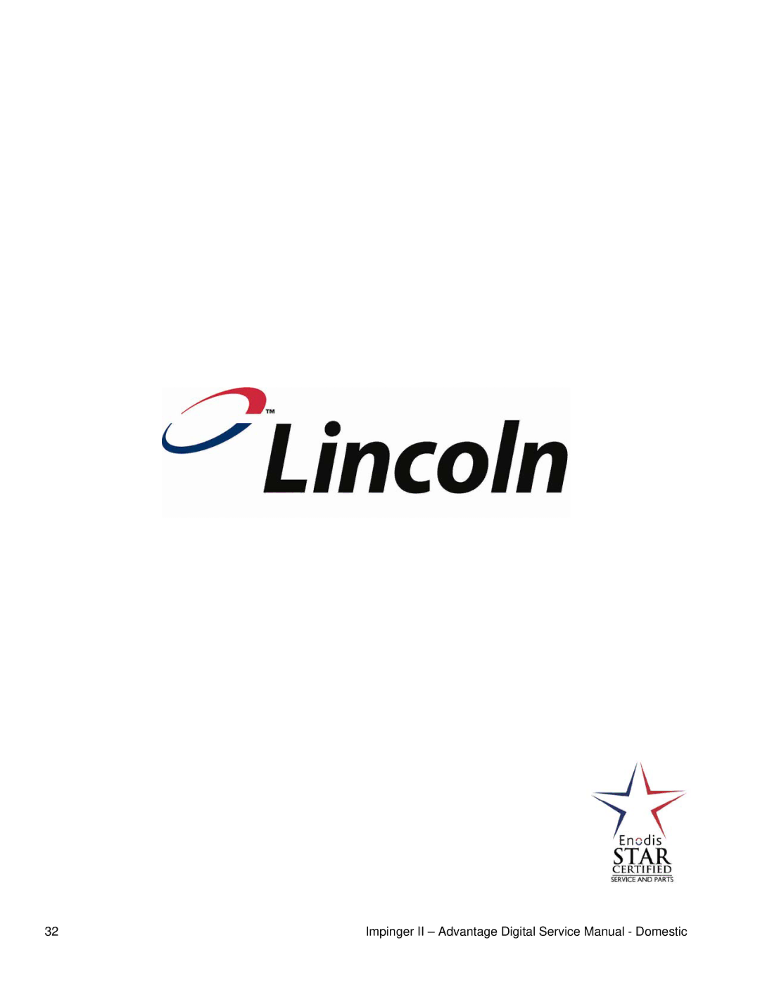 Lincoln 1131-000-A, 1133-000-A, 116-000-A, 1130-000-A, 1132-000-A, 1117-000-A service manual 