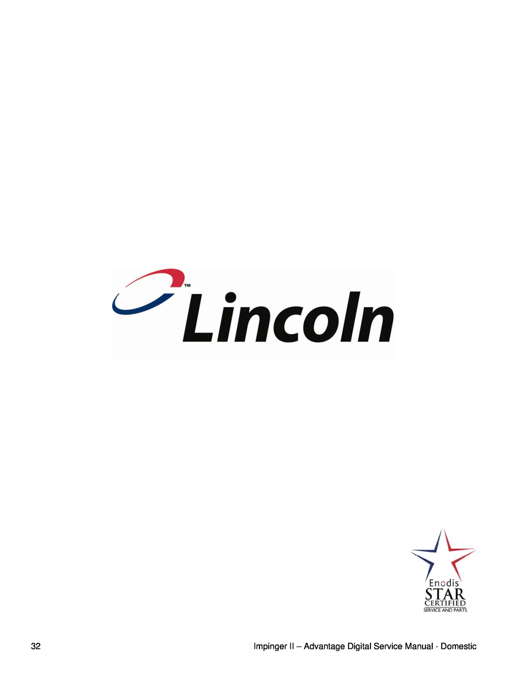 Lincoln 1131-000-A, 1133-000-A, 116-000-A, 1130-000-A, 1132-000-A, 1117-000-A service manual 