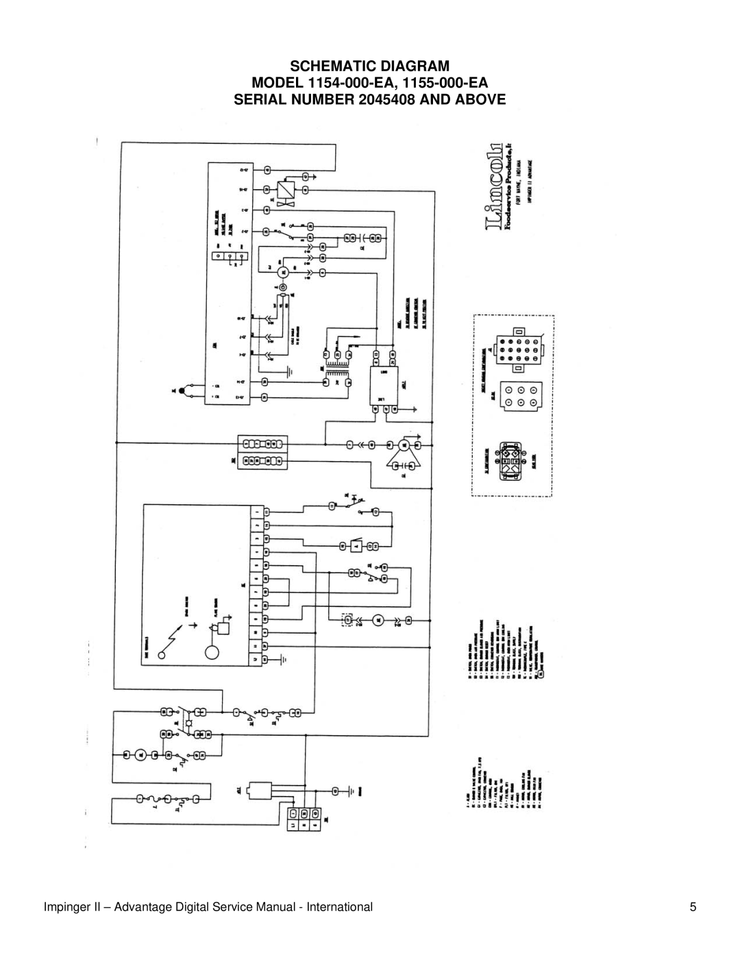 Lincoln 1155-000-EA, 1154-000-EA, 1164-000-EA service manual Serial Number 2045408 and Above 