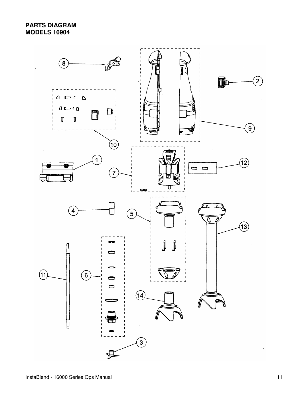 Lincoln 16900 operating instructions Parts Diagram Models 