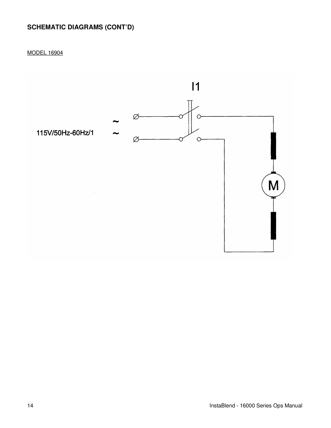 Lincoln 16900 operating instructions Model InstaBlend 16000 Series Ops Manual 