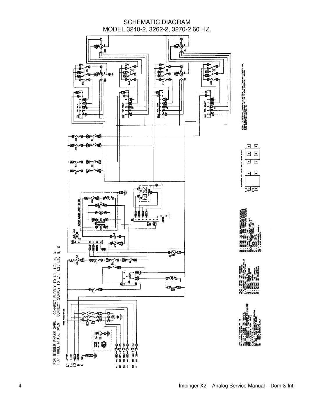 Lincoln 3262, 3270-2, 3240-2 service manual Schematic Diagram 