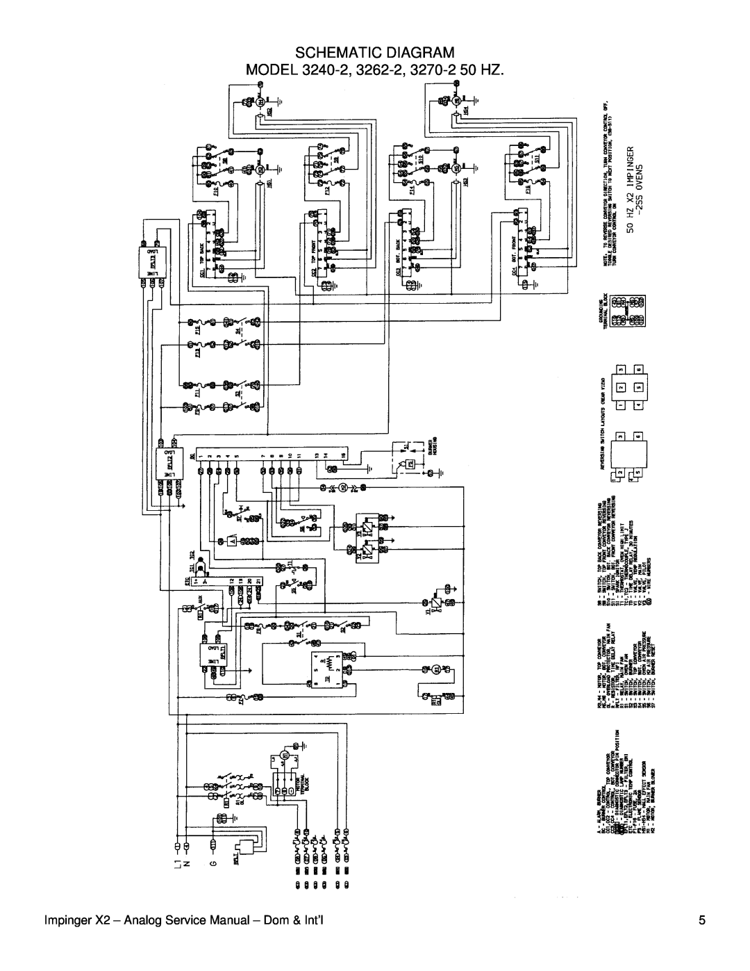 Lincoln service manual MODEL 3240-2, 3262-2, 3270-250 HZ, Schematic Diagram 