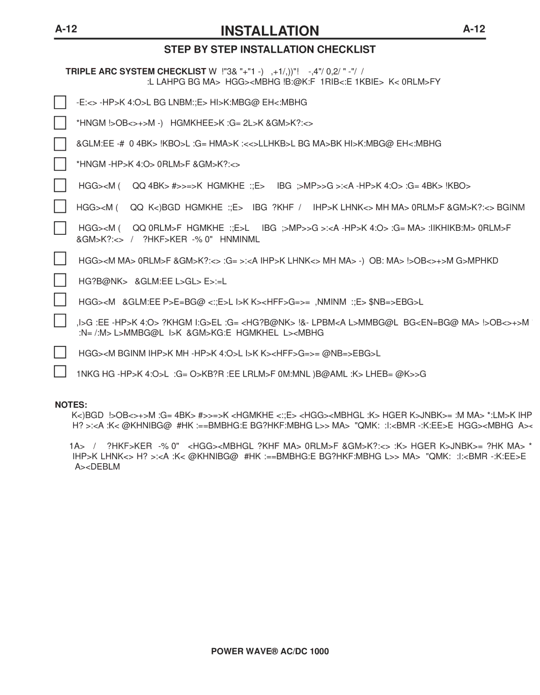 Lincoln Electric 11226, 11124 manual Installation 