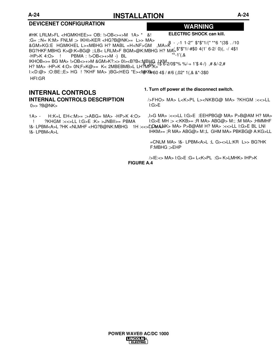 Lincoln Electric 11226, 11124 manual Devicenet Configuration, Internal Controls Description 