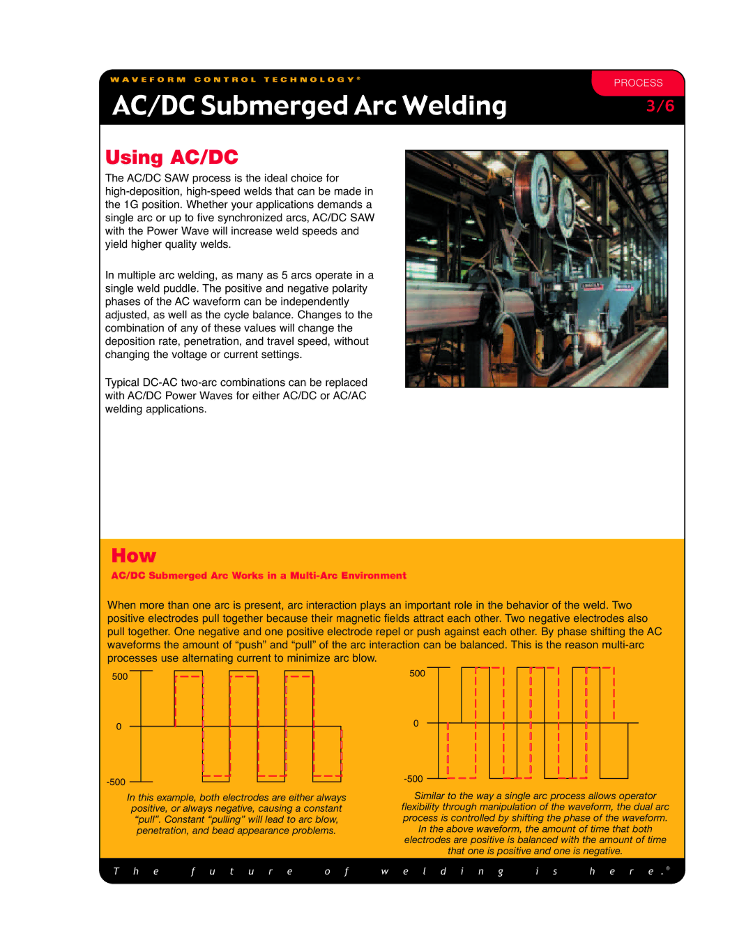 Lincoln Electric AC/DC1000 manual Using AC/DC 