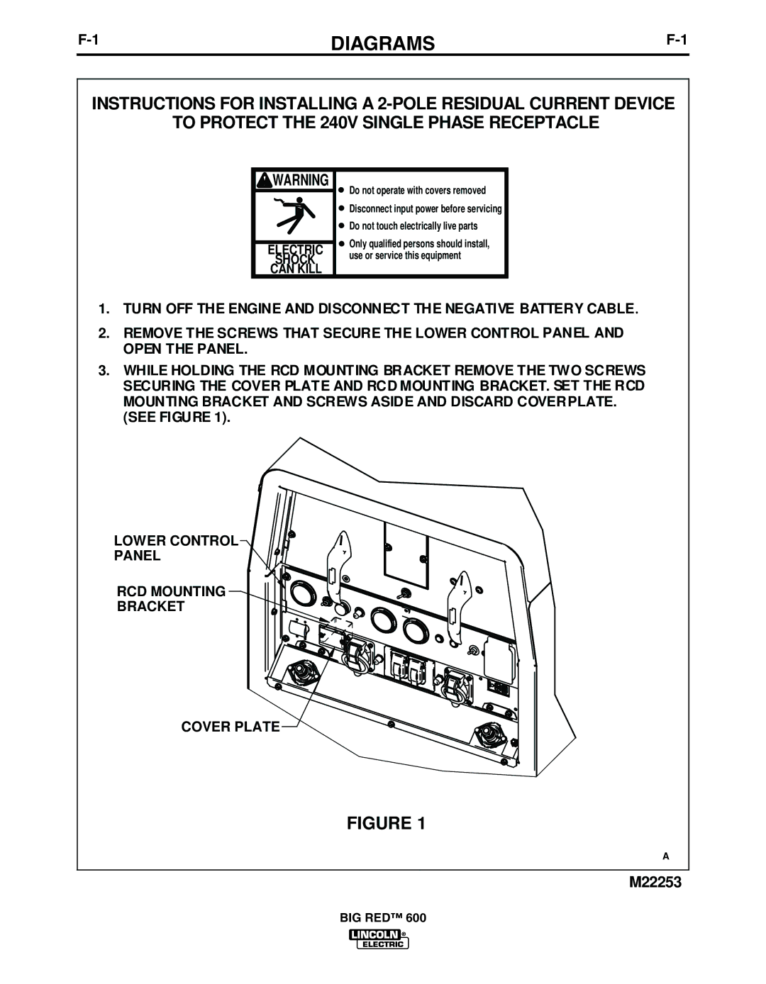 Lincoln Electric IM10019 manual Diagrams, Electric Shock Can Kill 