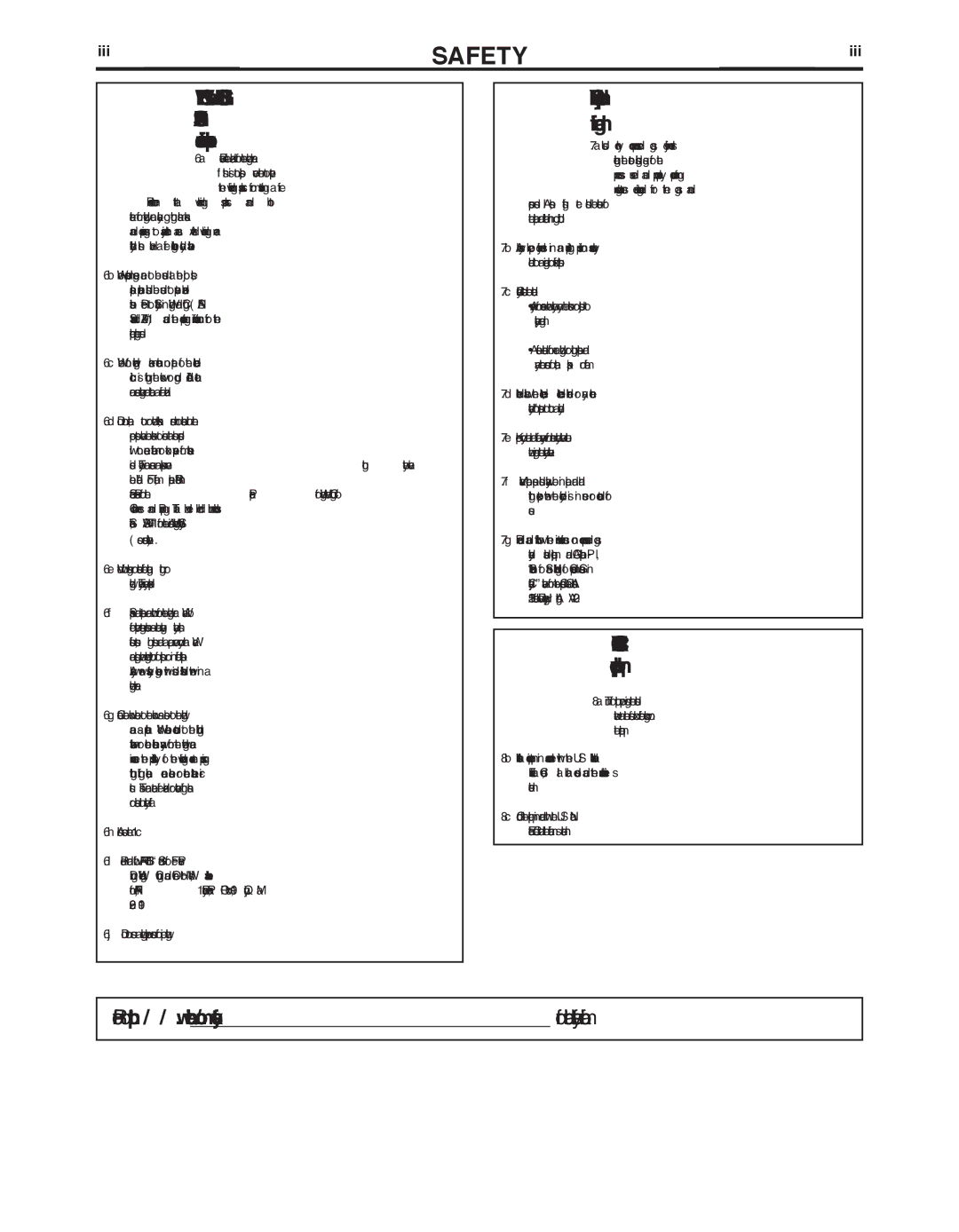 Lincoln Electric IM10043-A manual Welding and Cutting Sparks can Cause fire or explosion, Iii 