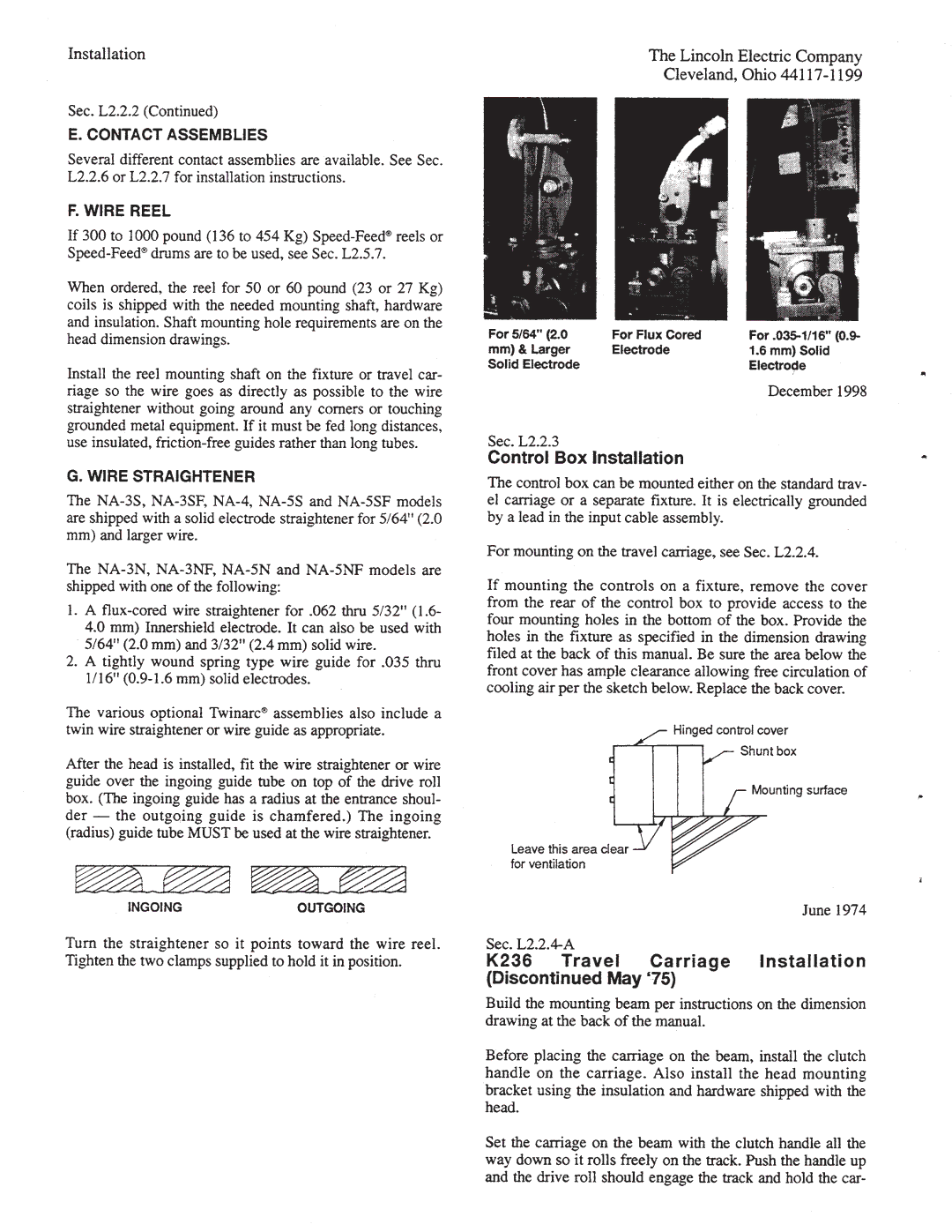 Lincoln Electric IM278-D manual 