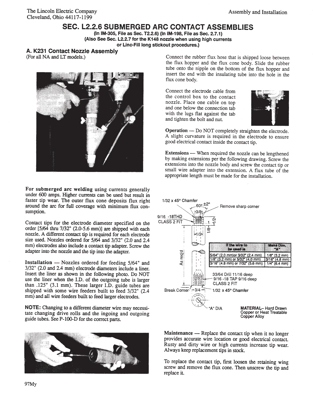 Lincoln Electric IM278-D manual 