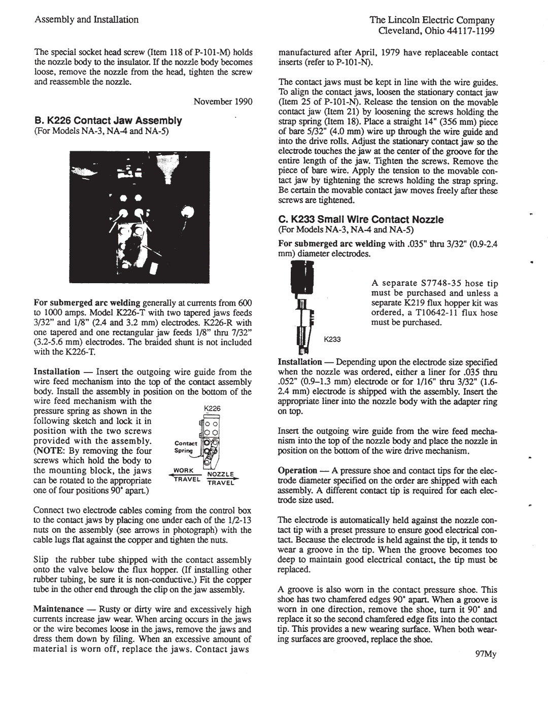 Lincoln Electric IM278-D manual 