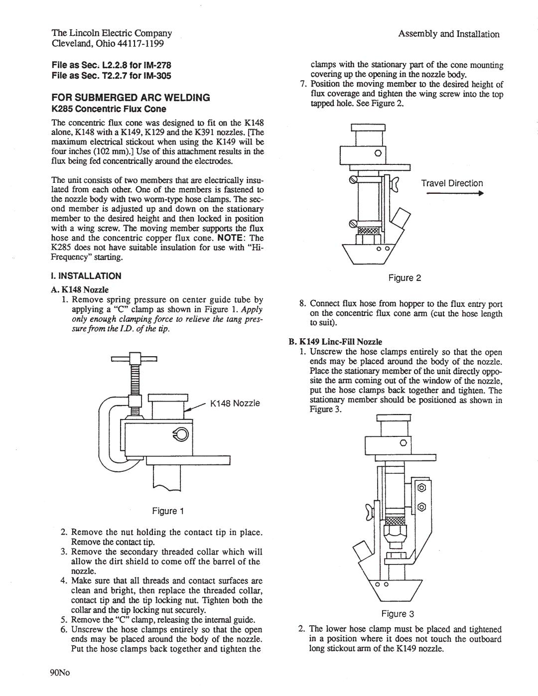 Lincoln Electric IM278-D manual 