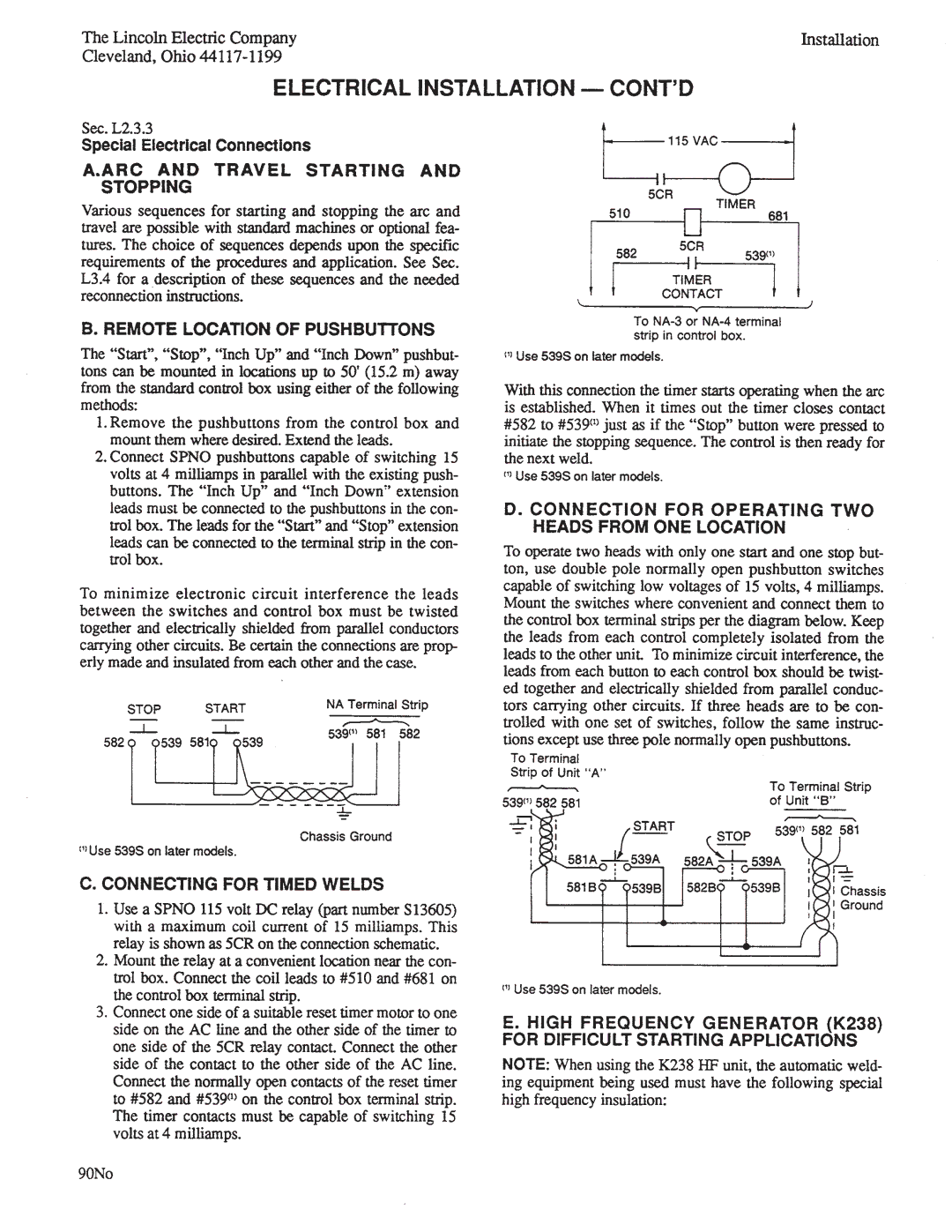 Lincoln Electric IM278-D manual 